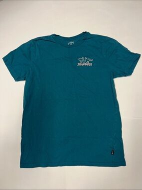 Billabong Teal Short Sleeve Logo T-Shirt